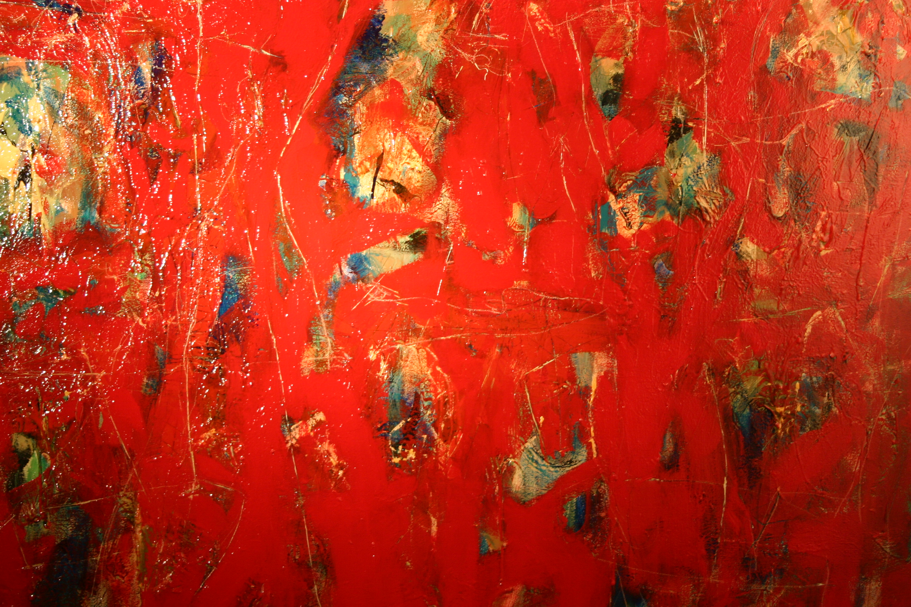 Untitled (Abstract Red Painting)