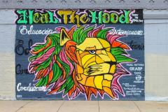 Heal the Hood (colorful lion image)