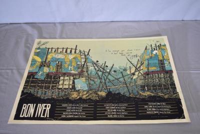 Bon Iver Signed Poster