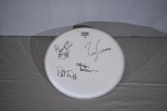 King Crimson Signed Drumhead