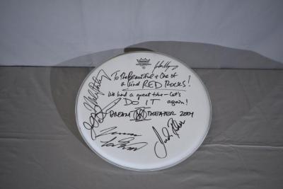 Dream Theater Signed Drumhead