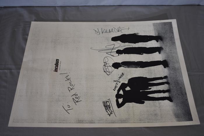 Incubus Signed Poster Front