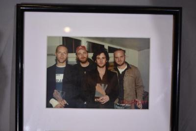 Coldplay photo framed