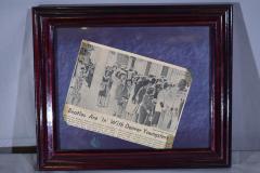 Beatles Clippings -Framed photo