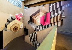 Untitled (optical illusion, abstract geometric shapes)