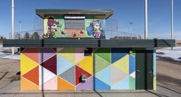 Untitled (geometric colorful design)