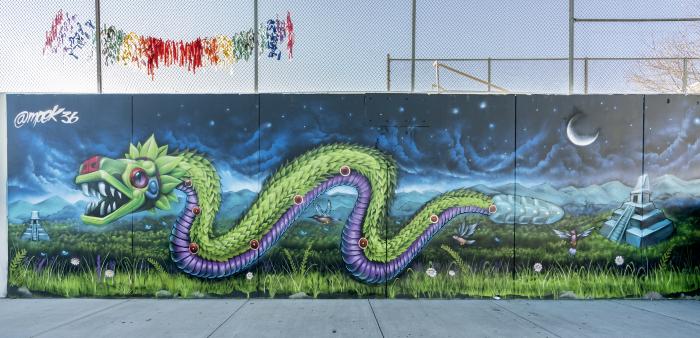 Untitled (green snake)