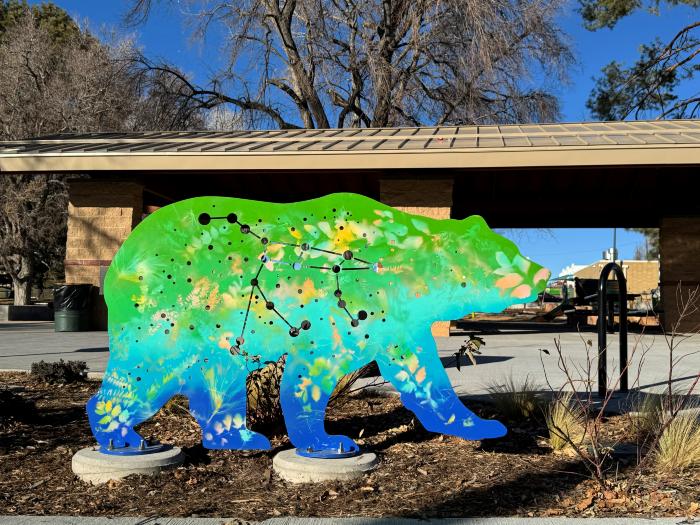 Constellations: Bear (Ursa Major), Crane (Grus), and Fox (Vulpecula)