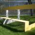 Untitled (yellow bench)
